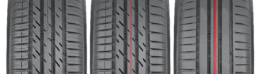 Nokian eLine 2. Индикатор аквапланирования.